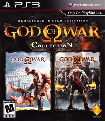 God of War Collection (USA) (v1.01) (Disc) (Update) box cover front